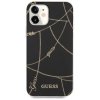 Guess GUHCP12SPCUCHBK iPhone12 mini 5,4 czarny/black hardcase Gold Chain Collection